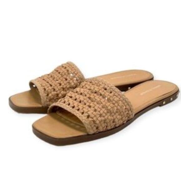 Marc Fisher Jeremy Tan Slide Sandals Size 8 - Picture 1 of 7